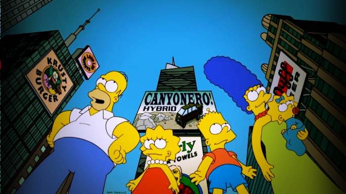 famiglia Simpson a New York